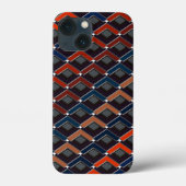 kleurrijke zigzag Karo-stappen Case-Mate iPhone Case (Achterkant)