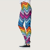 Kleurrijke zigzag leggings (Links)