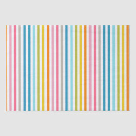 Kleurrijke zomer regenboog strepen tissuepapier