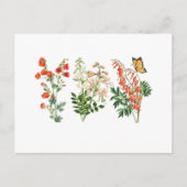 Kleurrijke zomerbloemen briefkaart (Voorkant)