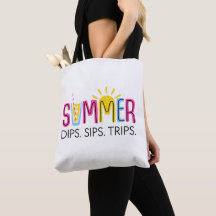 Kleurrijke Zomerdips Sips Trips met Drink en zon