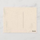 Kleurrijke zomerstrepen Dank u Briefkaart (Achterkant)