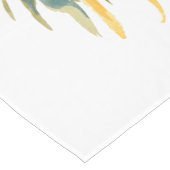 Kleurrijke Zonnebloem Dankbaar Wit Medium Tafelloper (Hoek)