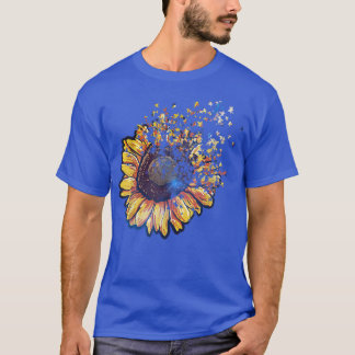 Kleurrijke zonnebloempitten die zonnebloem T-Shir  T-shirt
