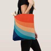 Kleurrijke zonnestralen draagtas (Dichtbij)