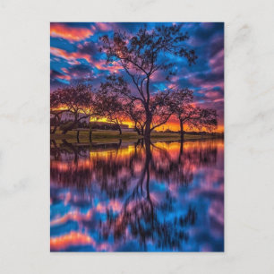 Kleurrijke Zonsondergangen Briefkaart