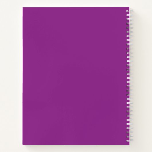 Kleurrijke Zwart en Roze Moderne Ontwerp Aangepast Notitieboek (Achterkant)