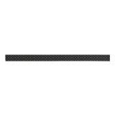 Kleurrijke zwarte Glitter Polkadots achtergrond Grosgrain Lint (Voorkant)