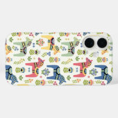 Kleurrijke Zweedse Dala paarden Case-Mate iPhone Case (Achterkant (horizontaal))