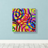 Kleurrijke zwembroeken canvas afdruk (Insitu (Houten vloer))