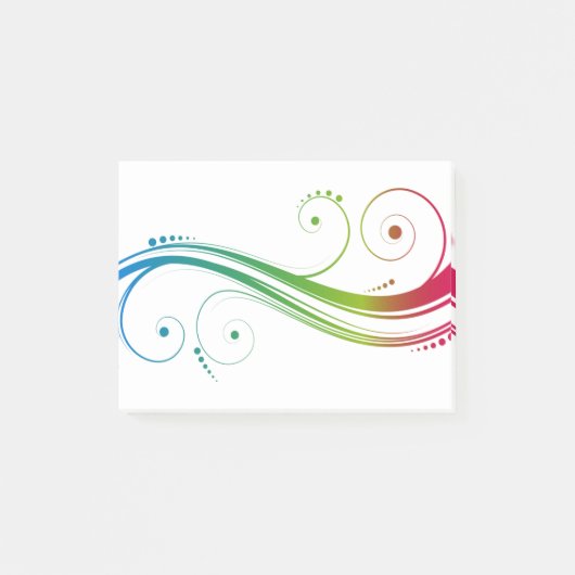 Kleurrijke zwembroeken post-it® notes (Voorkant)