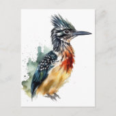 Kleurrijke zwerver in waterkleur briefkaart (Voorkant)