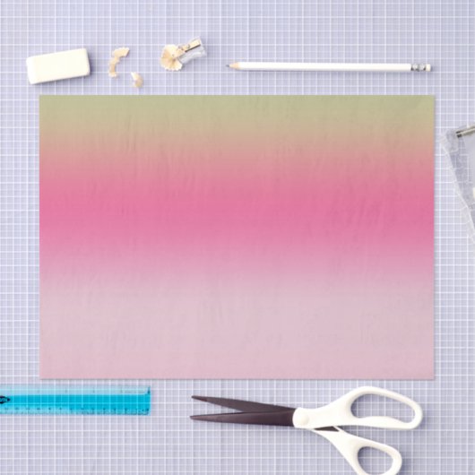 Kleurroze papier met verlooppapier (Craft)