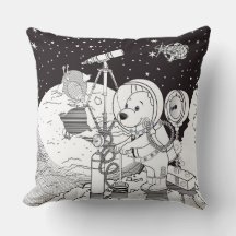 Kleurruimte met een astronautenpuppy