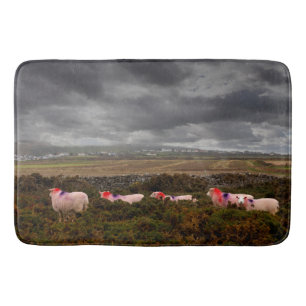 Kleurschapen Badmat