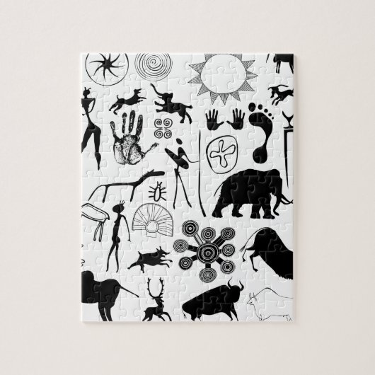 Kleurschilderijen - primeval legpuzzel (Verticaal)