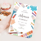 Kleurschildering Kunstfeest Verjaardag Kaart