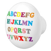 Kleurschrift van ABC Keramische Knop (Rechts)