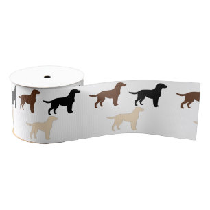 kleursilhouettes voor labradorRecever Grosgrain Lint