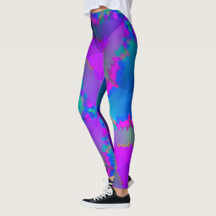 kleurspatten leggings