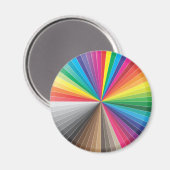 kleurstalen cirkel magneet (Voorkant / Achterkant)