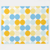 Kleurstippen 02 fleece deken (Voorkant (Horizontaal))