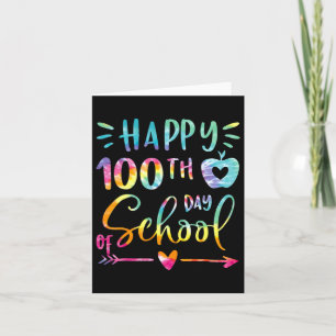 Kleurstof Gelukkige 100ste Dag van Schoolleerkrach Kaart
