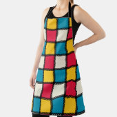 Kleurstof geplakt schort (Insitu)