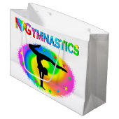 KLEURSTOF IK HOOR VAN GYMNASTISCH ONTWERP LARGE CADEAUZAKJE (Voorkant Gekanteld)