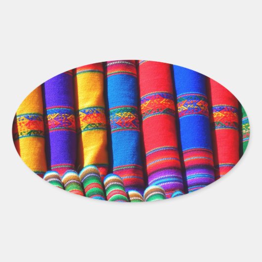 Kleurstof Ovale Sticker (Voorkant)