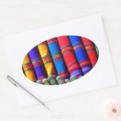 Kleurstof Ovale Sticker (Envelop)