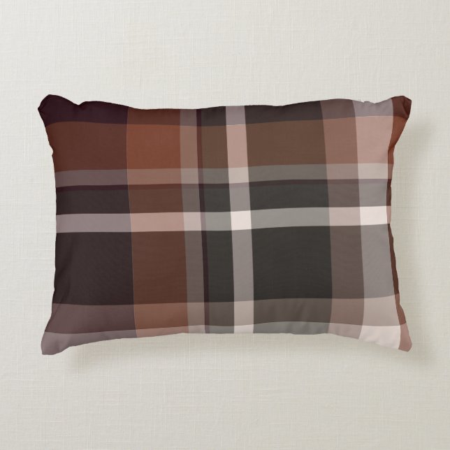 Kleurstof Tartan Accent Kussen (Voorkant)