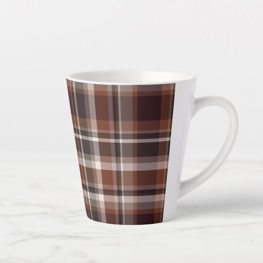 Kleurstof Tartan Latte Mok (Rechts)