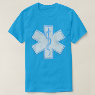 Kleurstof van het Stropdas van de paramedicus EMT T-shirt