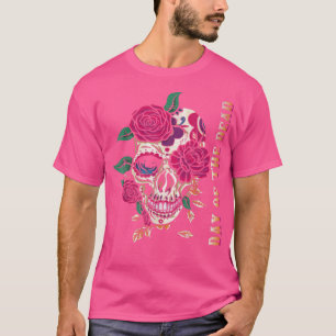 Kleurstofbont op dag van de dag van de dood t-shirt