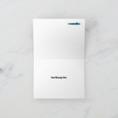 Kleurstoffen - Aangepaste monogram-kaart Notitiekaartje (Binnen)