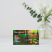 KLEURSTOFFEN EN SCHILDERACHTIG LICHTSTROMEN VISITEKAARTJE (Staand voorkant)