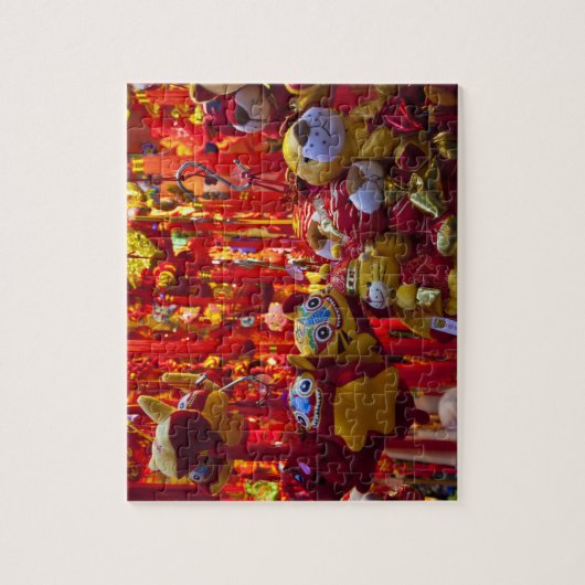 Kleurstoffen in winkels in Hongkong Legpuzzel (Verticaal)