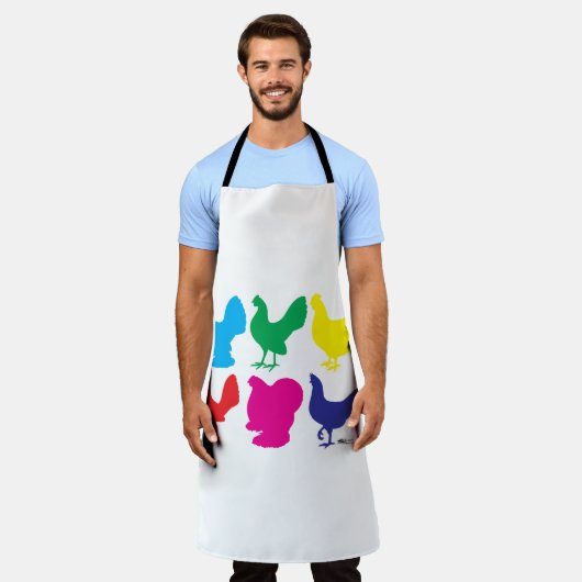 Kleurstoffen Schort (Gedragen)