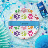 Kleurstoffen voor verf papieren bordje (Feest)