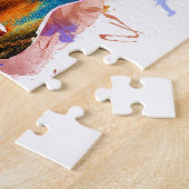 Kleurstofgitaar Legpuzzel (Zijkant)