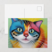 Kleurstofkat Briefkaart (Voorkant / Achterkant)