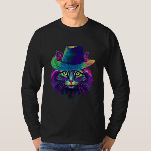 Kleurstofkat T-shirt (Voorkant)