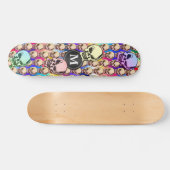 Kleurstofkoppen - Monogram skateboard (Horizontaal)