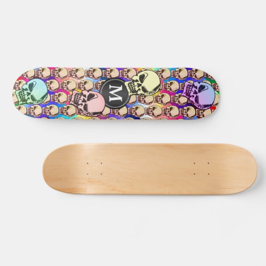 Kleurstofkoppen - Monogram skateboard (Horizontaal)