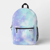 kleurstofmonogram bedrukte rugzak (Voorkant)