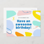 Kleurstofpasta's Briefkaart (Voorkant / Achterkant)