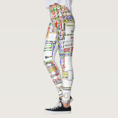 Kleurstofstroomschema Leggings (Links)