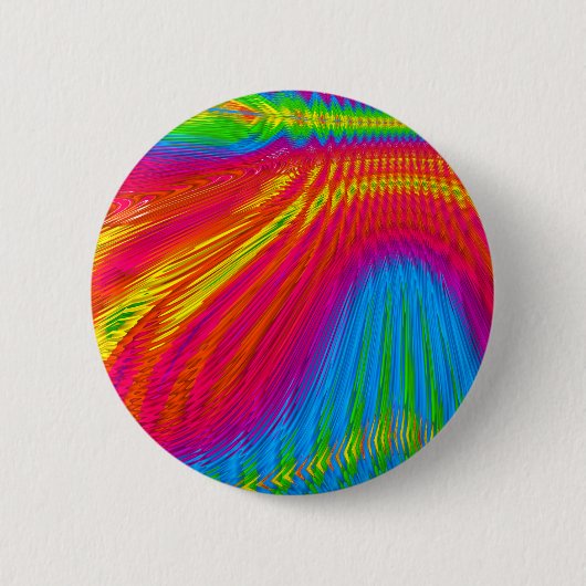 Kleurstreaks Ronde Button 5,7 Cm (Voorkant)