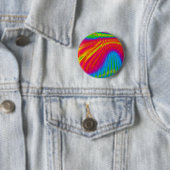 Kleurstreaks Ronde Button 5,7 Cm (In situ)